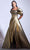 MNM Couture G1726 - Metallic Overskirt Evening Dress Evening Dresses