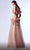 MNM Couture G1737 - Floral Detailed Evening Dress Evening Dresses