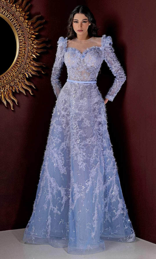 MNM Couture K3974 - Beaded Lace Evening Gown