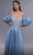 MNM Couture K4079 - Puff Sleeve Corset Evening Dress Evening Dresses