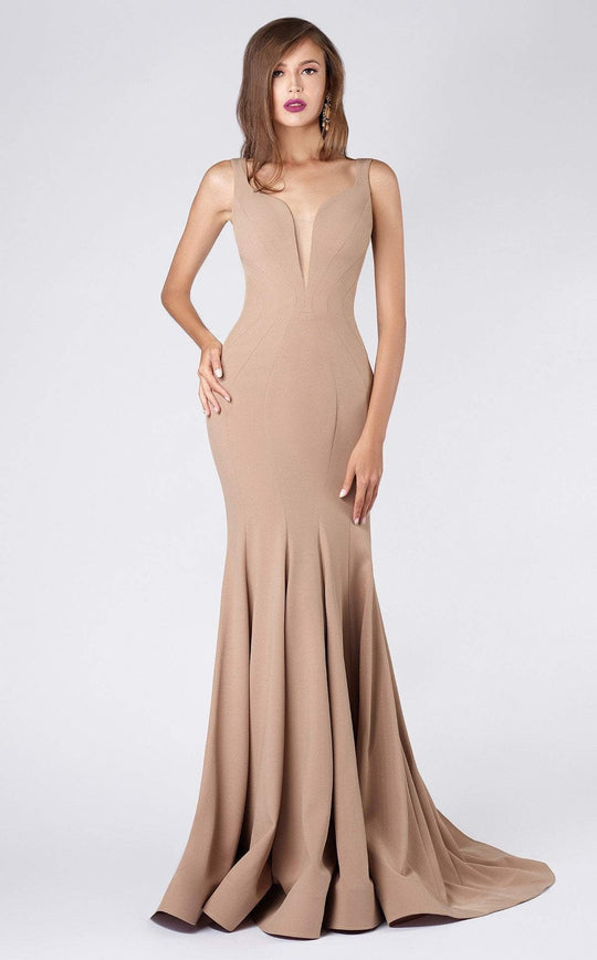 MNM Couture M0008 Trumpet Sleeveless Dress