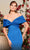 MNM COUTURE N0482 - Bow Accent V-Neck Evening Gown Mother of the Bride Dresses