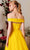 MNM COUTURE N0484 - Off Shoulder Front Keyhole Evening Gown Prom Dresses