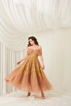 MNM Couture N0498 - Off Shoulder Tea Length Dress Sweet 16 Dresses12