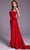 MNM Couture N0520A - Strapless 3D Drape Crepe Gown Prom Dresses
