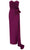 MNM Couture N0520A - Strapless 3D Drape Crepe Gown Prom Dresses 4 / Magenta