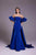 MNM COUTURE N0526A - Crepe Satin Silk Gown with Overskirt Special Occasion Dress