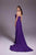 MNM COUTURE N0532 - Strapless V-Neck Crepe Gown Special Occasion Dress