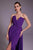 MNM COUTURE N0532 - Strapless V-Neck Crepe Gown Special Occasion Dress