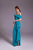 MNM COUTURE N0537 - One-Shoulder Drape Accent Gown Special Occasion Dress