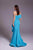 MNM COUTURE N0546 - Bow Accent High-Low Mermaid Gown Special Occasion Dress