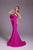 MNM COUTURE N0548 - Strapless Crepe Mermaid Gown Special Occasion Dress