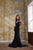 MNM Couture N0559 - Asymmetrical Draped Evening Gown Special Occasion Dress