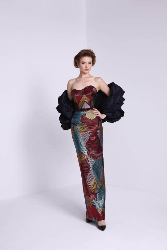 MNM Couture N0590 - Sweetheart Sheath Evening Dress