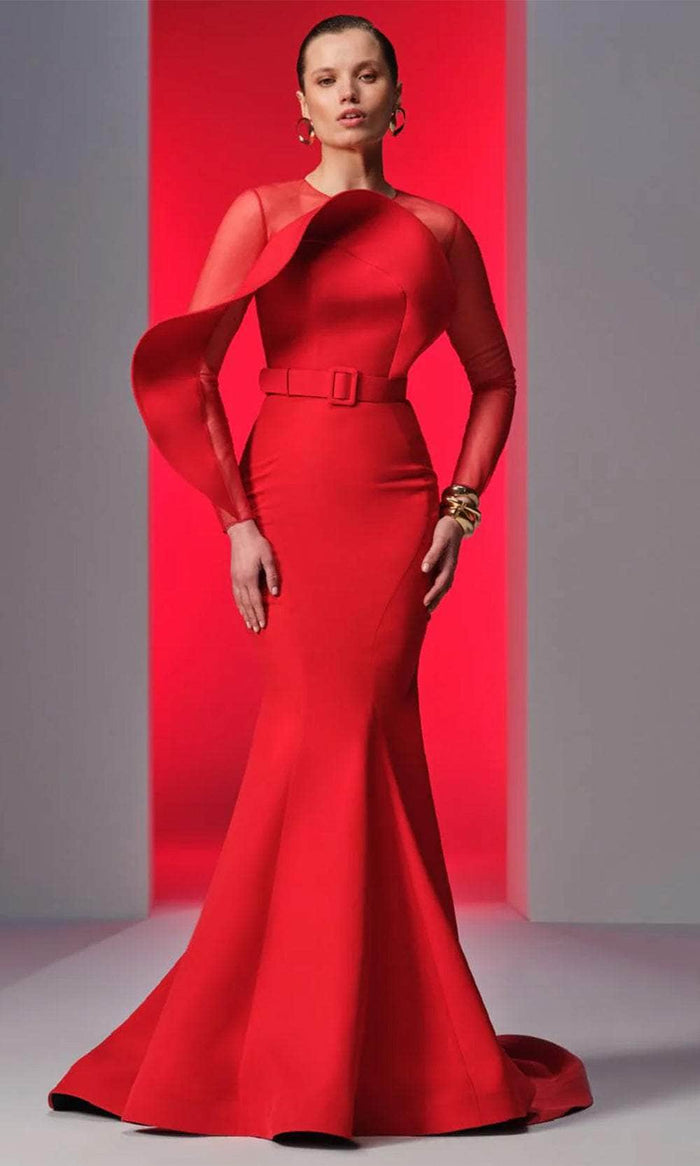 MNM Couture N0613 - Jewel Structured Bodice Evening Gown Couture Candy MNM Couture N0613 - Jewel Structured Bodice Evening Gown Couture Candy