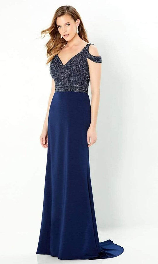 Montage by Mon Cheri - 220951 Embellished V-Neck Gown