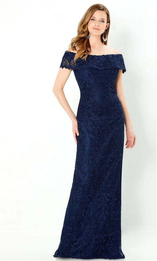 Montage by Mon Cheri 220947W - Off Shoulder Lace Mother of the Bride Dress