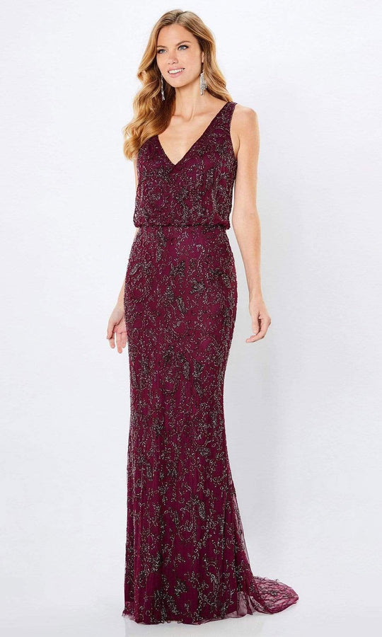Montage by Mon Cheri 221966 - Beaded Column Dress
