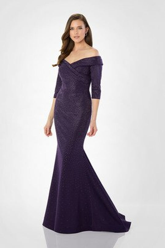 Montage by Mon Cheri 221970 Mermaid Three-Quarter Sleeve Dress