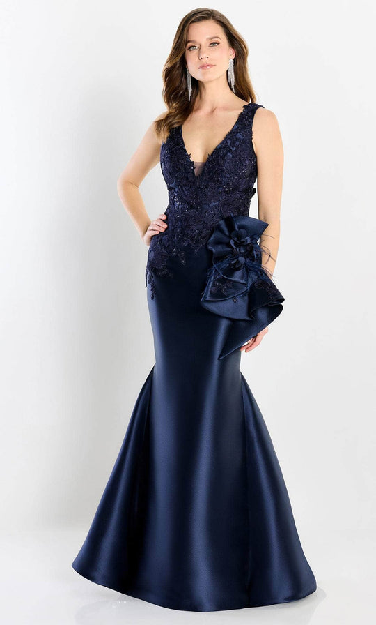 Montage by Mon Cheri M2206 - Satin Embroidered Mermaid Gown