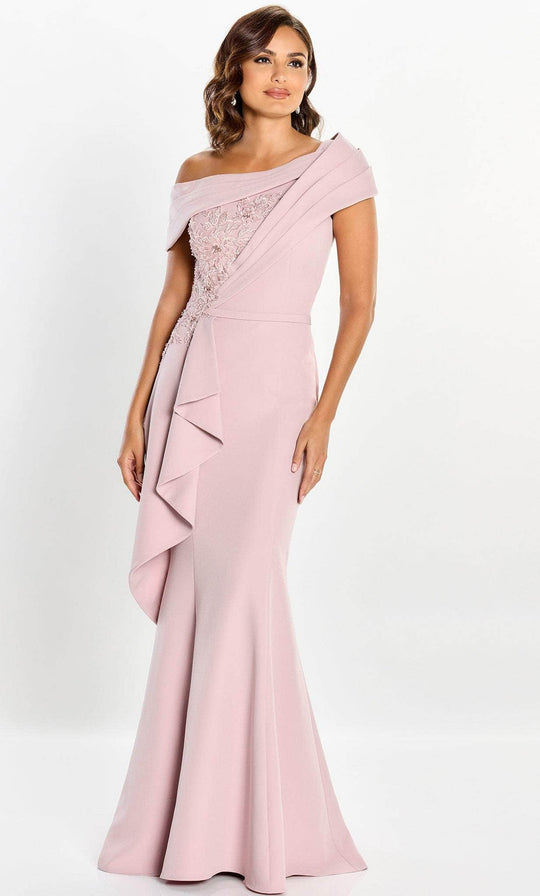 Montage by Mon Cheri M2208 - Off Shoulder Pleated Formal Gown