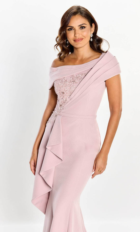 Montage by Mon Cheri M2208 - Off Shoulder Pleated Formal Gown