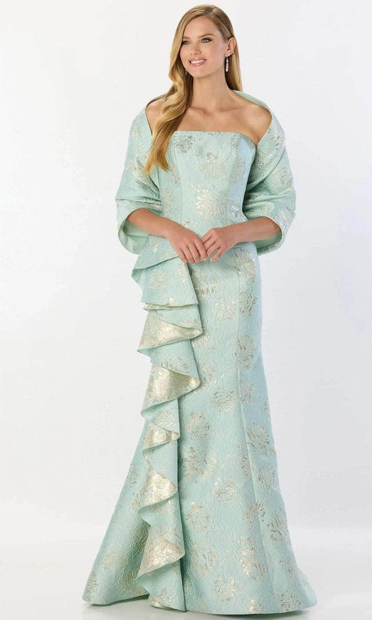 Montage by Mon Cheri M2226 - Strapless Ruffled Detail Mother of the Bride Dress
