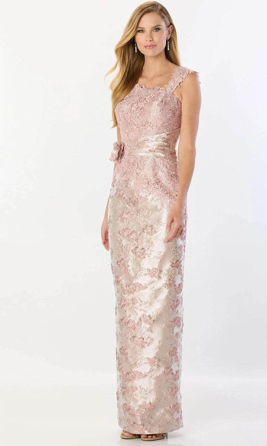 Montage by Mon Cheri M2227 - Cap Sleeve 3D Floral Mother of the Bride Dress