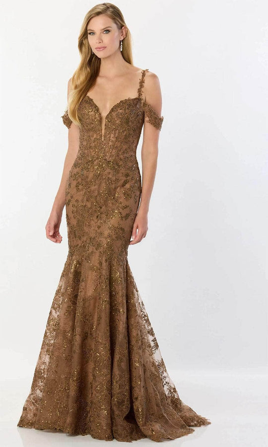 Montage by Mon Cheri M2232 - Sheer Insert Sequin Embellished Mother of the Bride Dress
