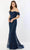 Montage by Mon Cheri M2238 - Embellished Fitted Bodice Prom Gown Prom Dresses 4 / Navy Blue