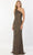 Montage by Mon Cheri M2241 - Sleeveless Detachable Cape Prom Gown Prom Dresses