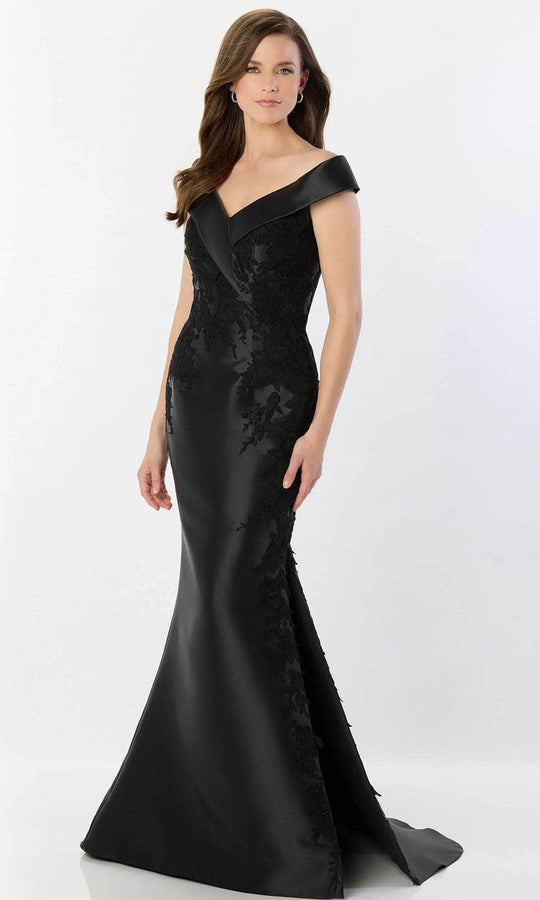 Montage by Mon Cheri M2243 - Lace Appliques Fitted Bodice Mother of the Bride Dress