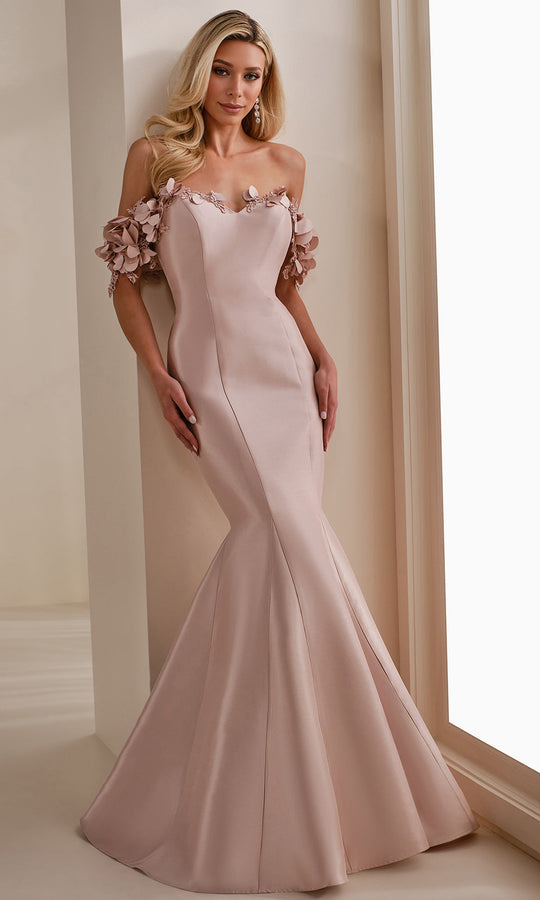 Montage by Mon Cheri M3101 Mermaid 3D Floral Dress