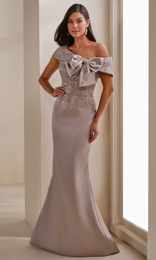 Montage by Mon Cheri M3111 - Off Shoulder Mermaid Gown with Bow Accent