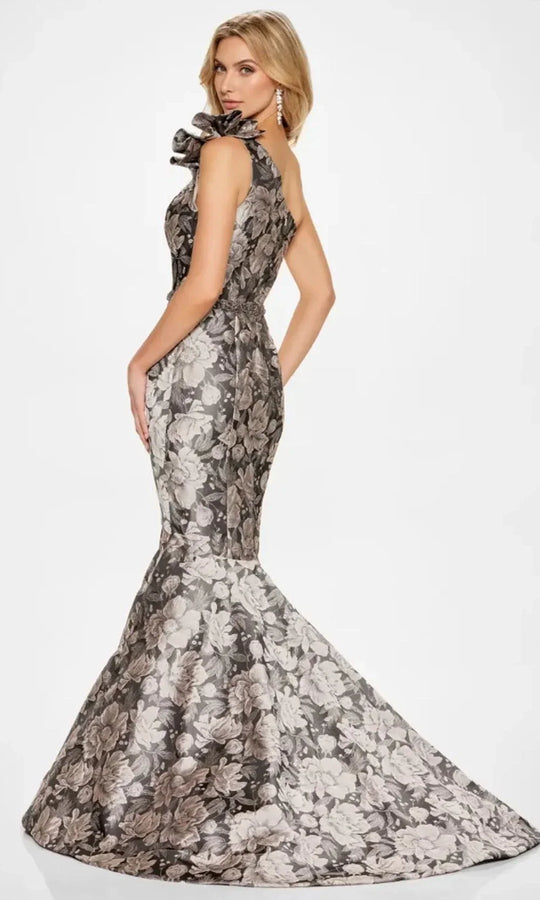 Montage Mon Cheri M853 - Floral One Shoulder Gown