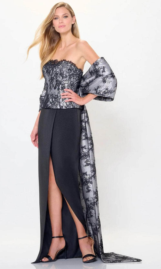 Montage by Mon Cheri M908 - Oversized Bow Evening Dress