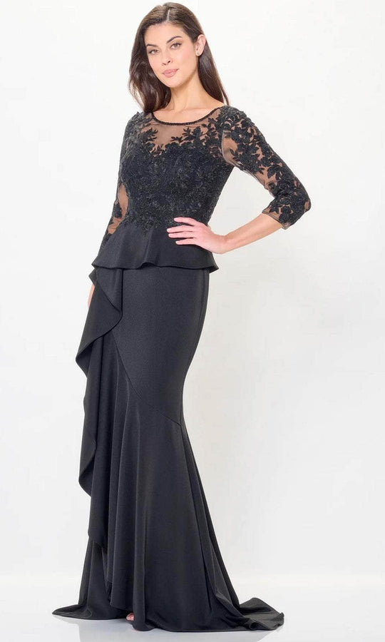 Montage by Mon Cheri M914 - Embroidered Floral Evening Dress