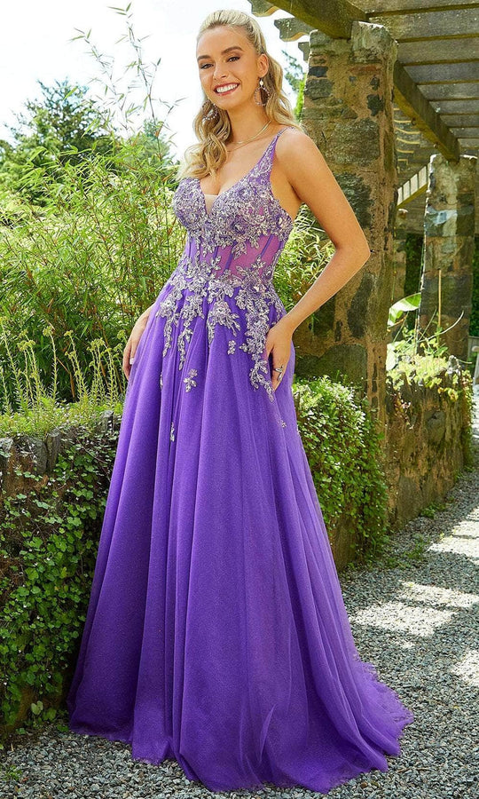 Mori Lee 47019 - Embellished Sleeveless Prom Dress