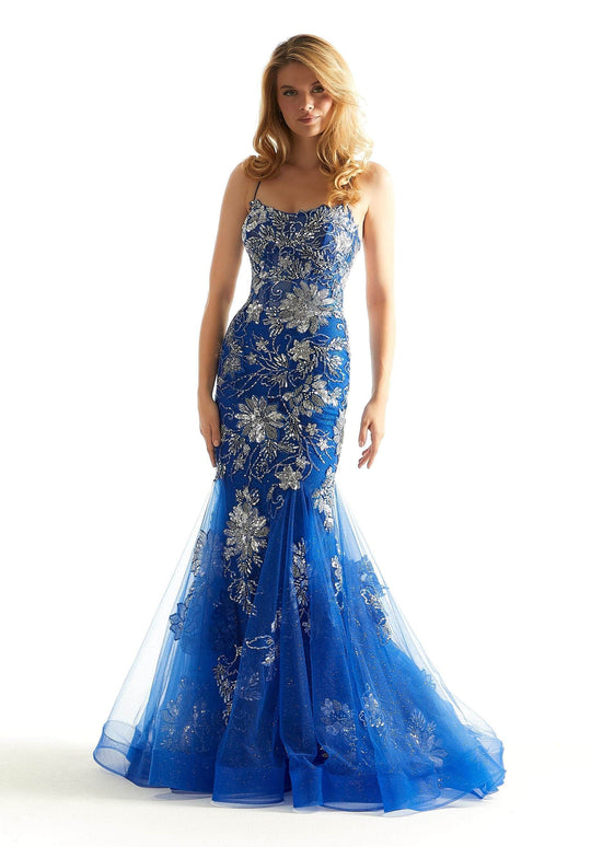 Mori Lee 48029 - Sleeveless Embroidered Prom Gown