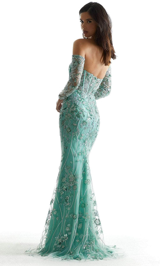Mori Lee 49002 - Sequin Pattern Prom Dress