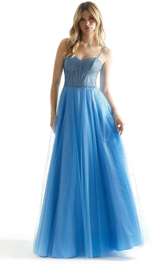 Mori Lee 49004 - Crystal Beaded A-Line Prom Dress