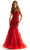 Mori Lee 49008 - Ruched Mermaid Prom Dress Prom Dresses 00 / Scarlet
