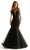 Mori Lee 49014 - Plunging Beaded Prom Dress Prom Dresses 00 / Black