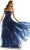 Mori Lee 49015 - Flounced Tulle Prom Dress Prom Dresses 00 / Navy