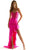 Mori Lee 49030 - Asymmetric Ruffle Prom Dress Prom Dresses 00 / Hot Pink