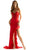 Mori Lee 49030 - Asymmetric Ruffle Prom Dress Prom Dresses 00 / Red