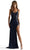 Mori Lee 49040 - Fitted Beads Prom Dress Prom Dresses 00 / Navy