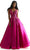 Mori Lee 49044 - Satin A-Line Prom Dress Prom Dresses 00 / Fuchsia