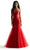 Mori Lee 49046 - Strapless Mermaid Prom Dress Prom Dresses 00 / Scarlet