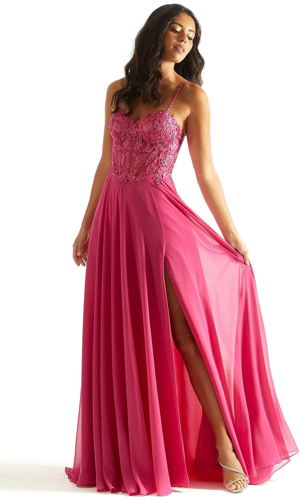Mori Lee 49056 - Embroidered Bustier Prom Dress 00 / Bright Pink - Shop Mori Lee dresses on Couture Candy at CoutureCandy.com Mori Lee 49056 - Embroidered Bustier Prom Dress 00 / Bright Pink - Shop Mori Lee dresses on Couture Candy at CoutureCandy.com